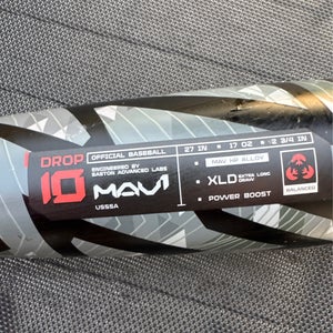 2024 Easton MAV1 Alloy USSSA Certified Bat (-10) 17 oz 27" (Used)