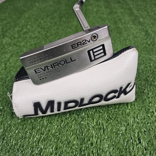 Evnroll ER2v Milled MidLock Armlock Graphite 41" RH Mid Blade Putter With HC