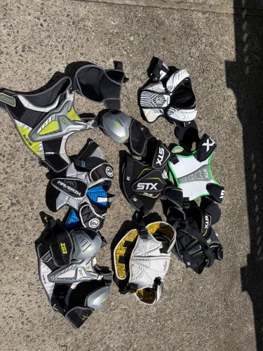 Hurry one time offer! Lacrosse shoulder pad bundle! First person takes it all!