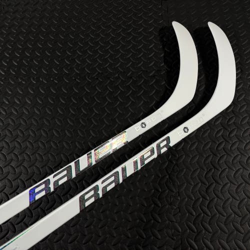 2 Pack Bundle - SR Bauer Proto2 Right Handed Hockey Stick P92 77 Flex (New) - White