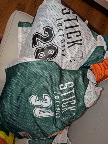 "Stick 7s" Green Small Women's Reversible Jersey (New)