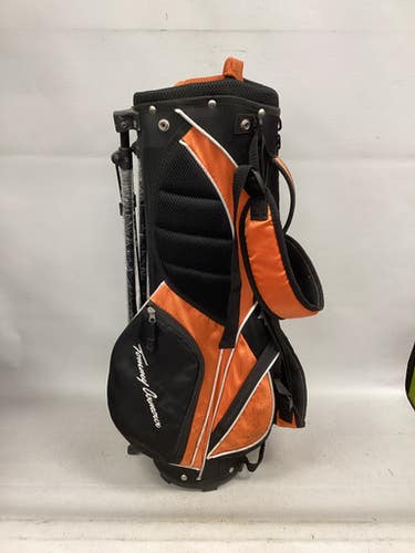 Used Tommy Armour Teen Stand Bag Jr Stand Bag Black And Orange 11851-s000047295