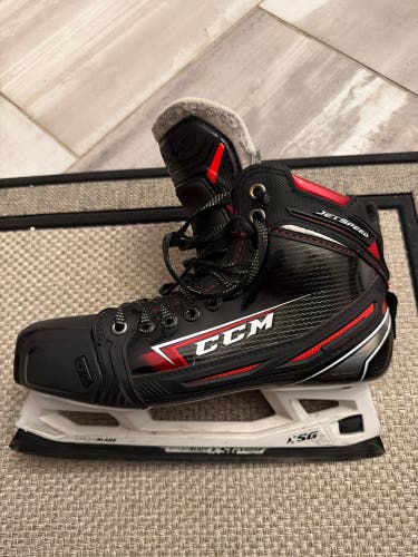 2019 CCM JetSpeed FT2 Hockey Goalie Skates Regular Width 8.5 (Used)