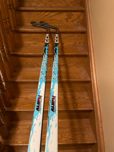 (2 Pack) Senior CCM JetSpeed FT9 Pro Left Hand Hockey Stick P29 70 Flex Pro Stock (New)