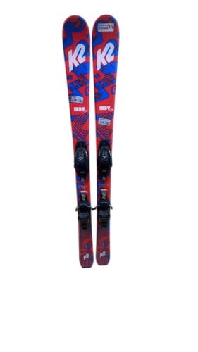 K2 Indy Junior Skis with Marker 4.5 Bindings Used 124cm