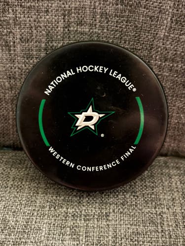 Dallas Stars NHL 2025 Western Conference Finals Official Game Puck