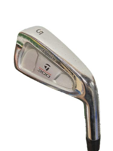 TaylorMade 300 Forged 5 Iron Men's RH Stiff Steel Flex 37.5" Nice Original Grip