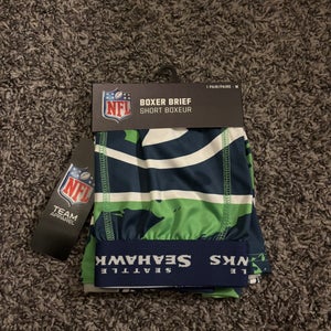 NEW NFL Seattle Seahawks Boxer Briefs Men’s Medium (With Tags)