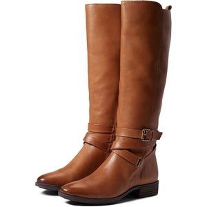 Sam Edelman Pansy Women's US 6 Whiskey Leather Knee High Riding Boots JOBB912