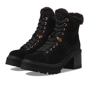 See by Chloe Maeliss SB41083A-18032 Boots Women's US 6 Black Combat JOBB1113