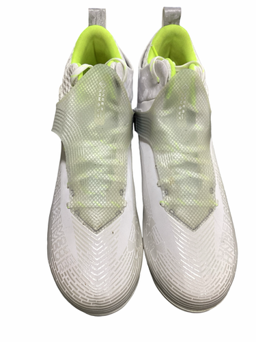 Used Under Armour Pellet Protect Adult Fb Cleats White Senior 14 11613-s000183261