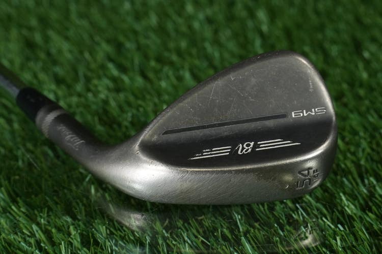 Titleist BV SM9 54 14F Sand Wedge Black Vokey Design Wedge Flex Steel Shaft RH