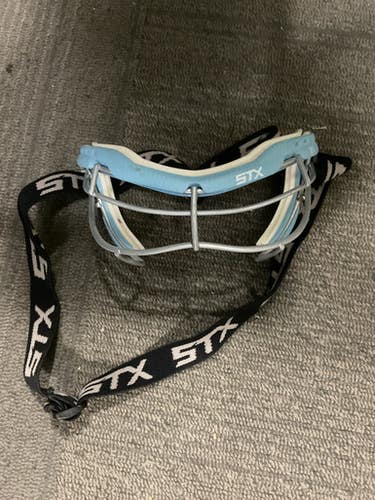 Used Stx Xv Goggles Lacrosse Facial Protect Royal Blue Sm 11614-s000237353
