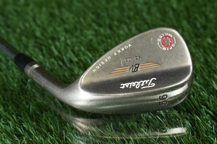 Titleist BV 56 08 Sand Wedge Black Vokey Design Spin Milled Wedge Flex RH