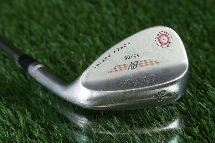 Titleist BV 56 08 Sand Wedge Vokey Design Spin Milled Wedge Flex Steel RH