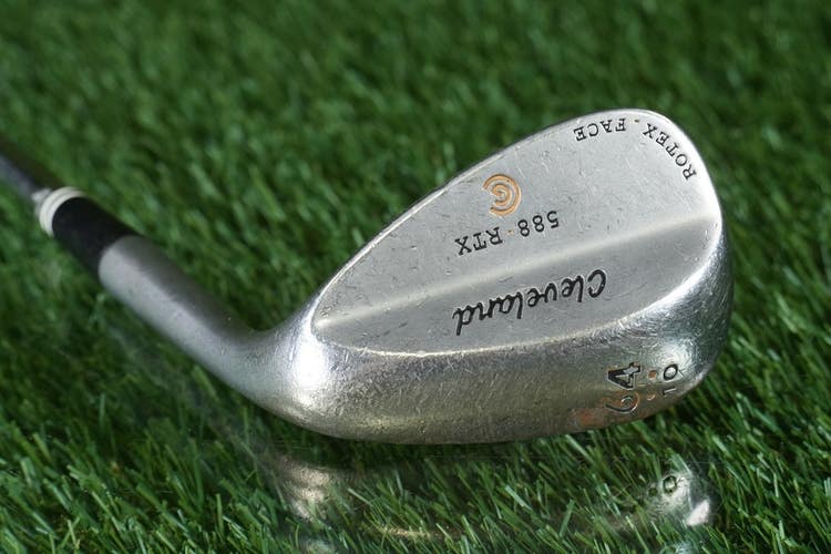 Cleveland 588 RTX 64 10 Lob Wedge True Temper Wedge Flex Steel Shaft RH
