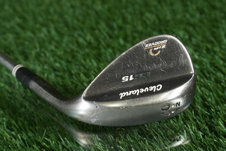 Cleveland CG15 60 12 Lob Wedge Black Zip Grooves Wedge Flex Steel RH ~ LOOK!!