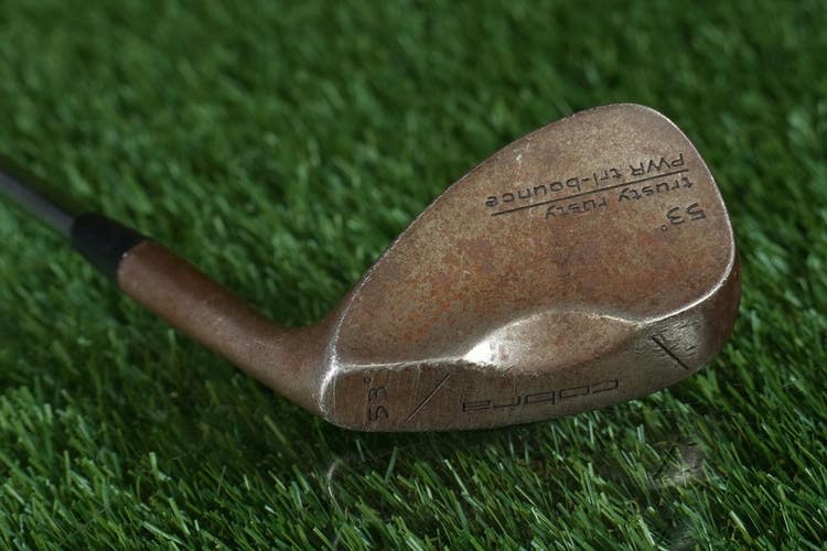 King Cobra Trusty Rusty 53 Gap Wedge PWR Tri-Bounce Wedge Flex Steel Shaft RH