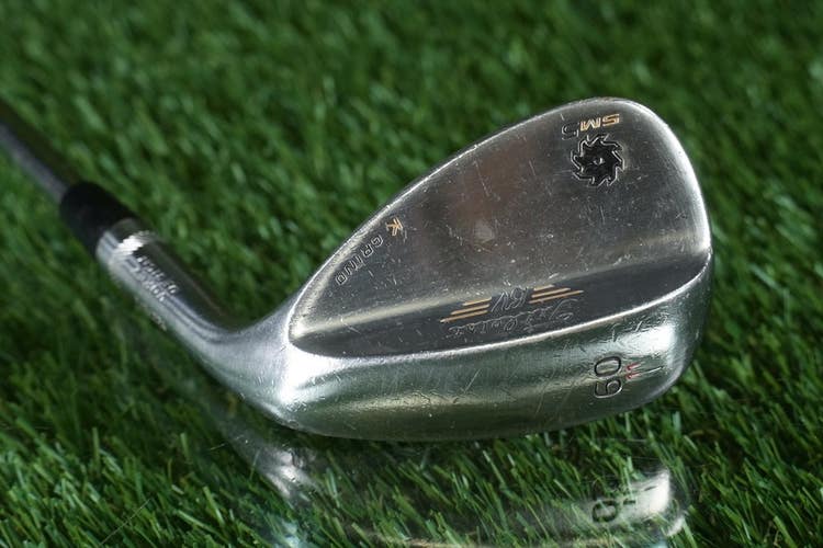 Titleist SM5 60 11 Lob Wedge Vokey Design K Grind Wedge Flex Steel Chrome RH