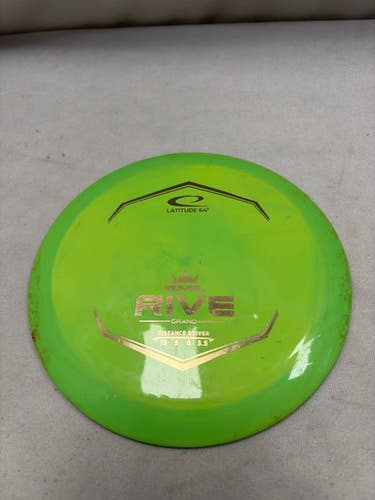 Used Latitude 64 Royal Rive Disc Golf Driver Green 11490-s000273695