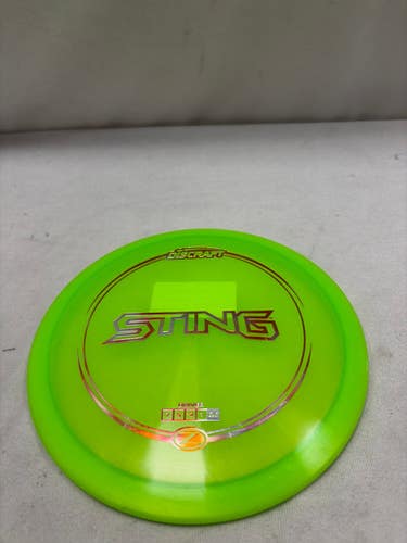 Used Discraft Z Line Sting Disc Golf Driver Green 11490-s000273692