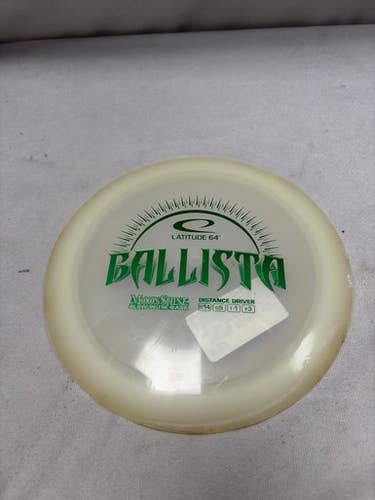 Used Latitude 64 Moonshine Ballista Disc Golf Driver Clear 11490-s000273693