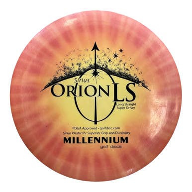 Used Millennium Sirius Orion Ls Disc Golf Driver Orange 168g 11450-s000521628