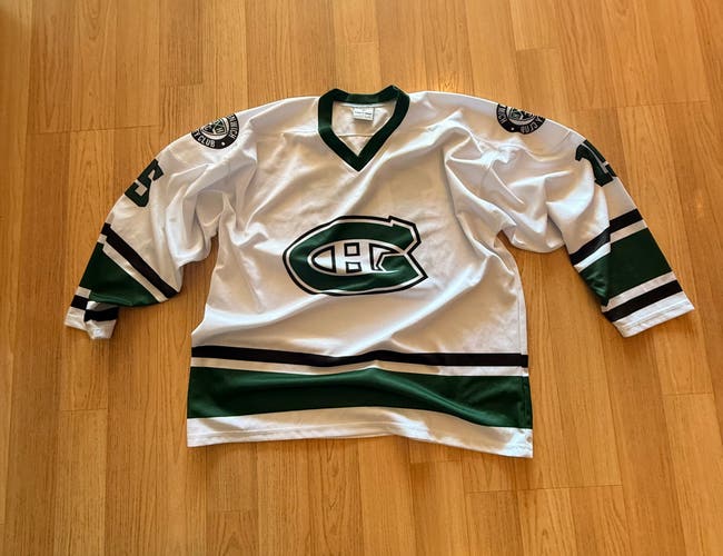 Hockey game jersey size Large adult.