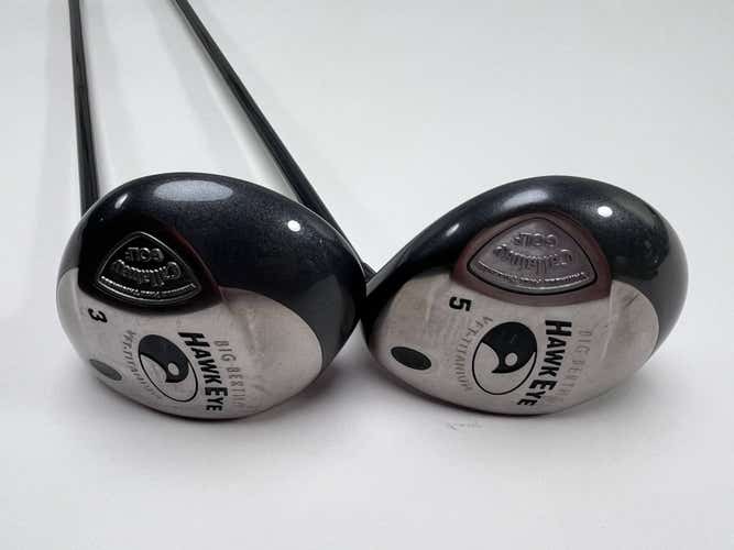 Callaway Hawkeye VFT 3 & 5 Fairway Wood Set 15* 18* System 60 Regu RH