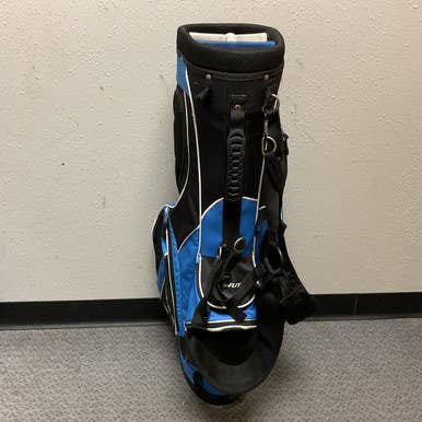 Used Top Flite Mens Stand Bag Black And Carolina Blue 11855-s000204559