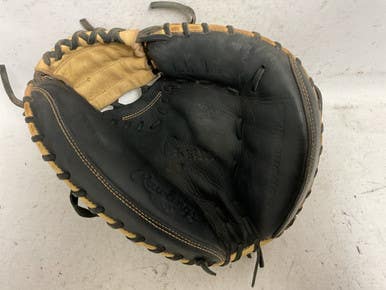Used Rawlings Gg Elite Gge325bccm Baseball Catchers Rh Throw Black And Tan 32 1 2" 11855-s000204669