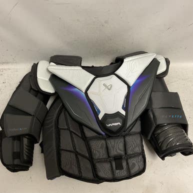 Used Bauer Vapor Fly Lite Senior Body Armor White Black Navy L Xl 11855-s000204651