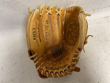 Used Easton Black Magic Ex514 Baseball Glove Rh Throw Tan 11" 11855-s000204649