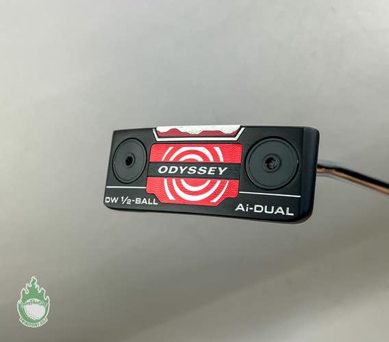 Used Right Handed Odyssey Ai-Dual DW 1/2-Ball 35" Putter Steel Golf Club