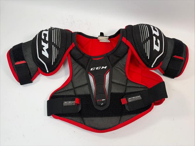 CCM FT350 Ice Hockey Shoulder Pads, Size Junior Large