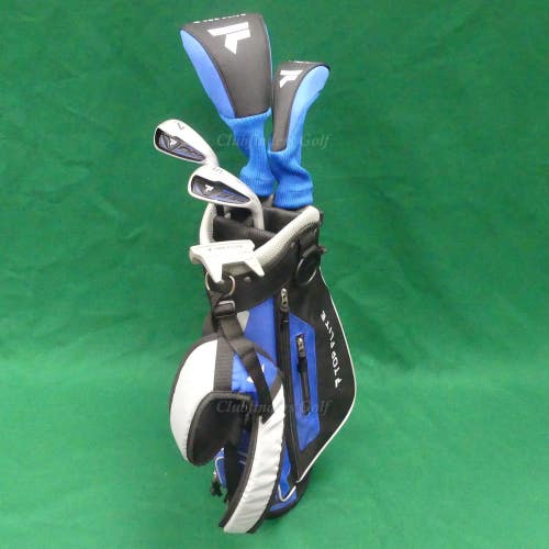 JUNIOR Top Flite 2022 5-Piece Complete Golf Club Set w/ Matching Stand Bag