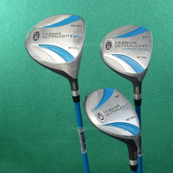 JUNIOR US Kids Ultralight UL48 WT-20u 7-Piece Complete Club Set w