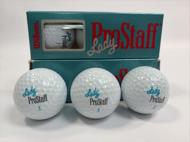 Wilson Lady Pro Staff #3 Golf Balls (6)