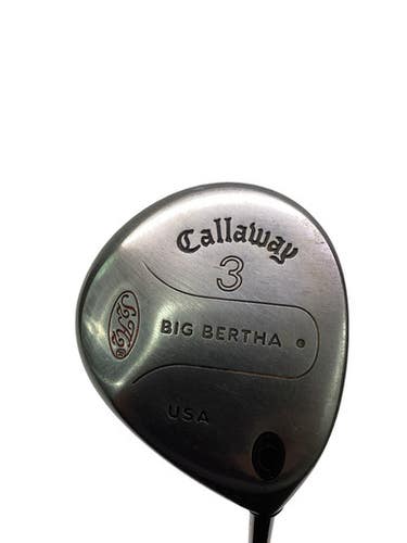 Used Callaway Big Bertha Mens Fairway Wood Rh 3 Wood 11347-s000270130