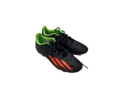 Used Adidas Soccer Cleats Black And Orange Junior 03.5 11347-s000270102