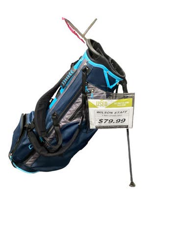 Used Wilson 4 Way Stand Bag Mens Stand Bag Navy Blue 11347-s000270059