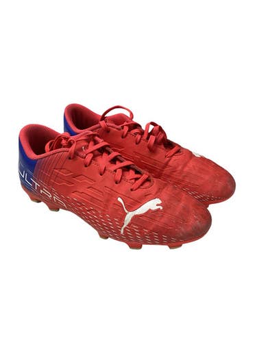 Used Puma Ultra Soccer Cleats Red Junior 05 11347-s000270057
