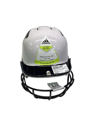 Used Adidas Blk Wht W Mask Batting Helmet W Mask Black And White Lg 11347-s000270025