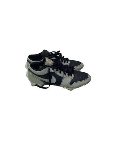 Used Nike Air Jordan 1 Fb Cleats Adult Fb Cleats Black And Grey Senior 13 11347-s000270005