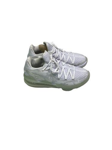 Used Nike Lebron 17 Low Camo Ep Basketball Shoes M White Senior 9.5 11347-s000269959