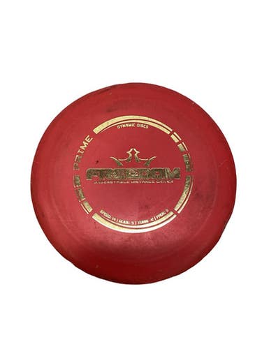 Used Dynamic Discs Prime Freedom Disc Golf Driver Red 11347-s000269893