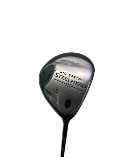 Used Callaway Big Bertha Steel Head 3 Mens Fairway Wood Rh 3 Wood 11347-s000269883