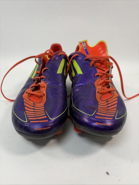 Adidas F50 Adizero FG Soccer Cleats Mens Size 12 Purple Orange Good Cond. Amazon.com | Adidas Unisex-Adult F50 Pro Firm Ground, Beam  main image 3