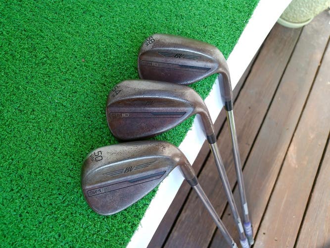 Titleist BV SM10 RAW (50.08F, 54.08M, 58.08M) Wedge Set