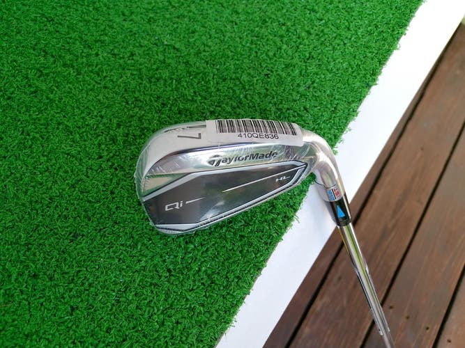 TaylorMade Qi HL 7-Iron Demo/Fitting Club w/ KBS MAX 85g Regular Flex Shaft